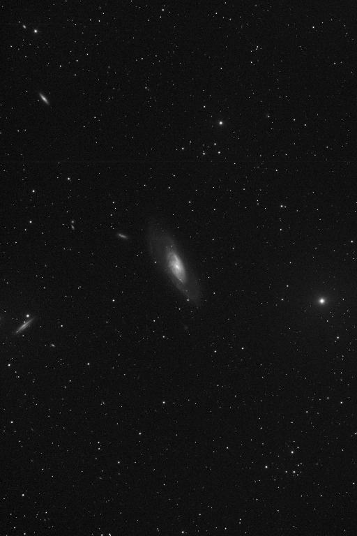 A spiral galaxy in the constellation Canes Venatici.  Taken 2014-02-23 with T16, a Takahashi TOA-150, a wide - medium deep field telescope. Hybrid Science/Imaging Platform located at AstroCamp Observatory in Nerpio, Spain