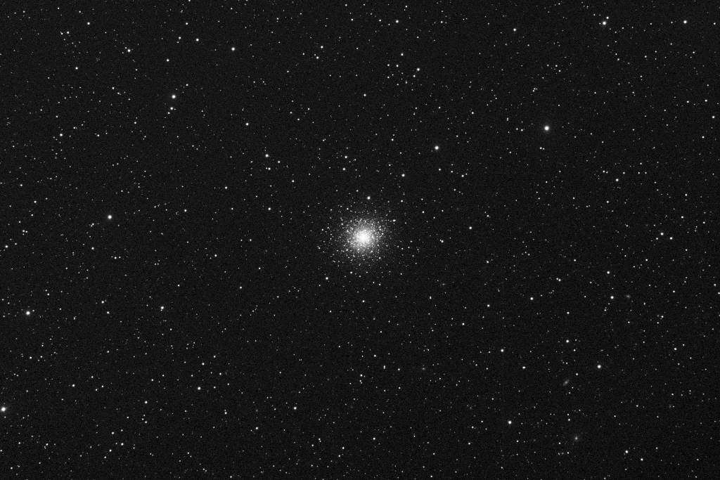 A globular cluster of stars in the northern constellation of Hercules.   Taken 2014-02-19 with T16, a Takahashi TOA-150, a wide - medium deep field telescope. This hybrid science/imaging platform located at AstroCamp Observatory in Nerpio, Spain